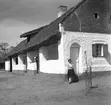 Ett hus i Vörs. Tjeckoslovakien-Ungern-Österrike 1935.