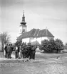 Sankt Martins kyrka i Vörs. Tjeckoslovakien-Ungern-Österrike 1935.