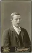 Kabinettsfotografi - man, Uppsala 1910