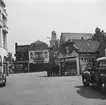 En stadsgata i Noordwijk aan Zee. Tyskland-Holland-Belgien 1938.