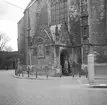 Kyrkan Grote Kerk i Alkmaar. Kyrkan är även känd som Sint-Laurenskerk. Tyskland-Holland-Belgien 1938.