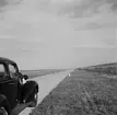 Dammen vid Zuiderzee, (nuvarande IJsselmeer). Tyskland-Holland-Belgien 1938. IJsselmeer är en insjö i Nederländerna som uppstod genom uppförandet av en dammbyggnad i Zuiderzee, en vik av Nordsjön.