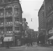 Gatan Kalverstraat i Amsterdam. Tyskland-Holland-Belgien 1938.