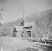 Loms stavkyrka. Norge 1946.