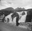 Ett vattenfall i Norge. Norge 1946.