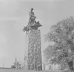 Abel-monumentet av Gustav Vigeland i Oslo. Norge 1946.