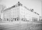 Flerbostadshuset Tripolis, Väderkvarnsgatan - Norrtäljegatan, kvarteret  Ingjald, Fålhagen, Uppsala mars 1935