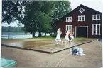 Dansföreställning vid Forsviks bruk, juli 2002.