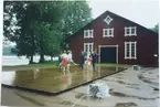 Dansföreställning vid Forsviks bruk, augusti 2002.