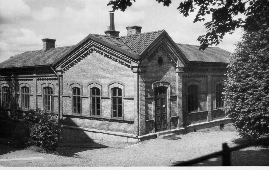 Sockenstugan i kvarteret Capella sett från Stora Kyrkogatan.