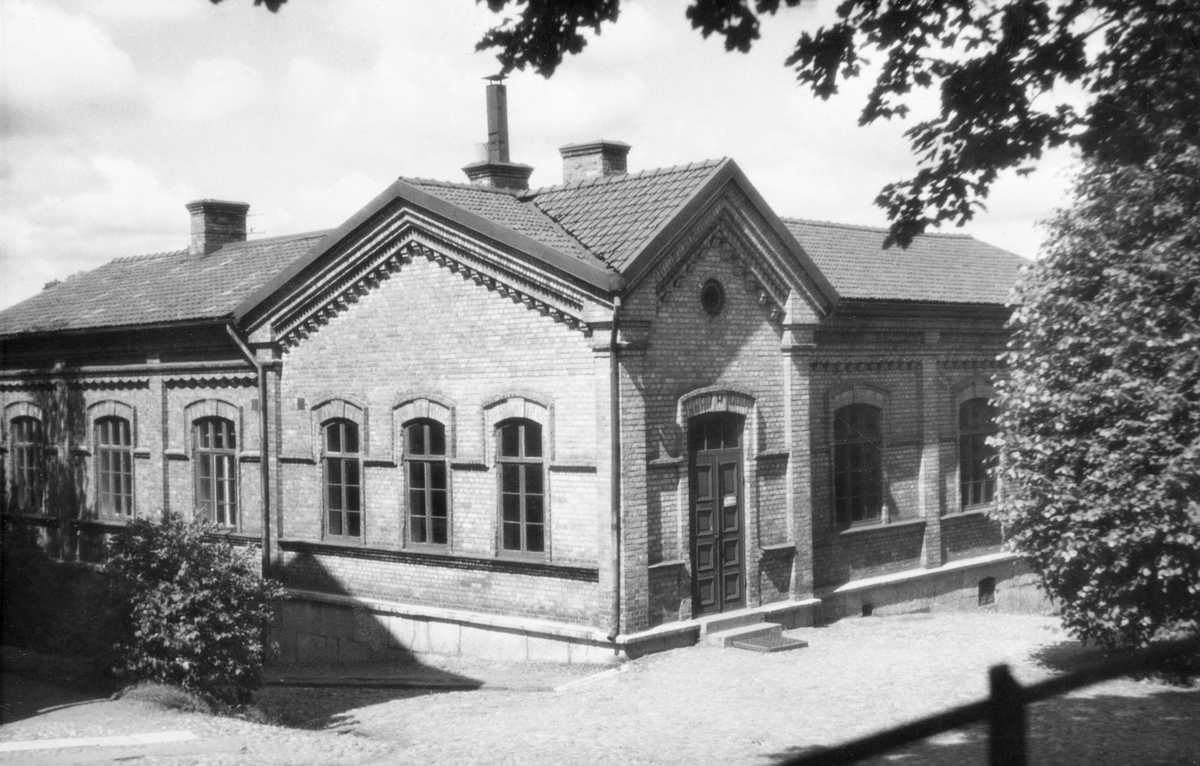 Sockenstugan i kvarteret Capella sett från Stora Kyrkogatan.