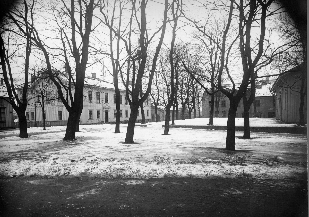 Gamla Läroverket i kvarteret Capella vid Stora Kyrkogatan.