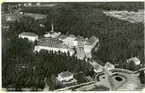 Västerås, Hemdal, kv. Läkaren.
Flygfoto över Gamla Centrallasarettet, invigt 1928.