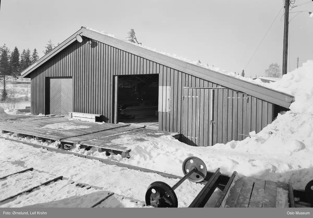 Kolbotn trelast, snø