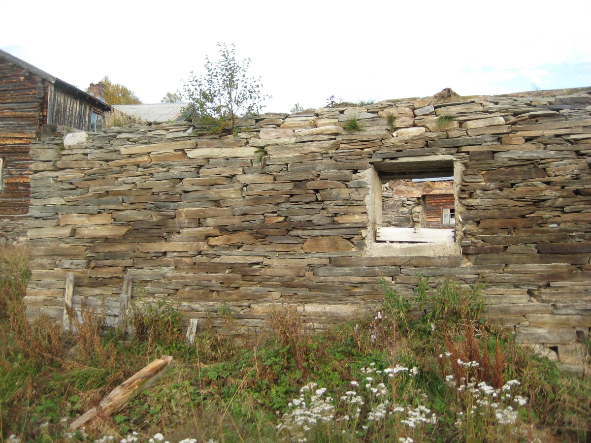 Steinfjøs, ruin
