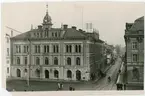 Vy över Rådhuset, Stora Torget, Uppsala