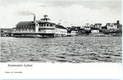 Tryckt på kortet: "Fiskebäckskil. Hafsbad"