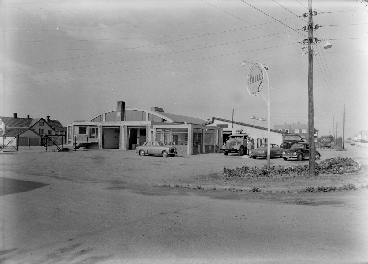 Shell bensinstasjon ved Grendahl Auto