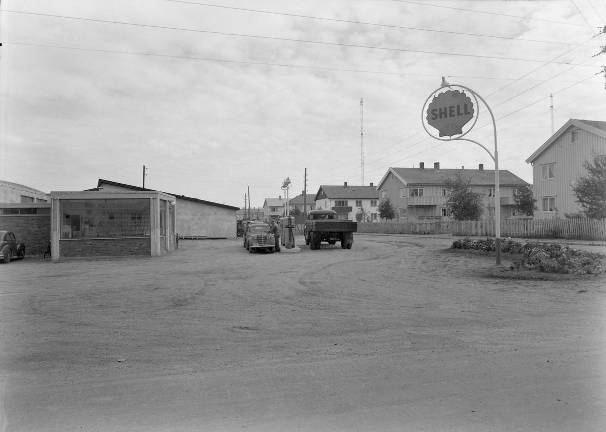 Shell bensinstasjon ved Grendahl Auto