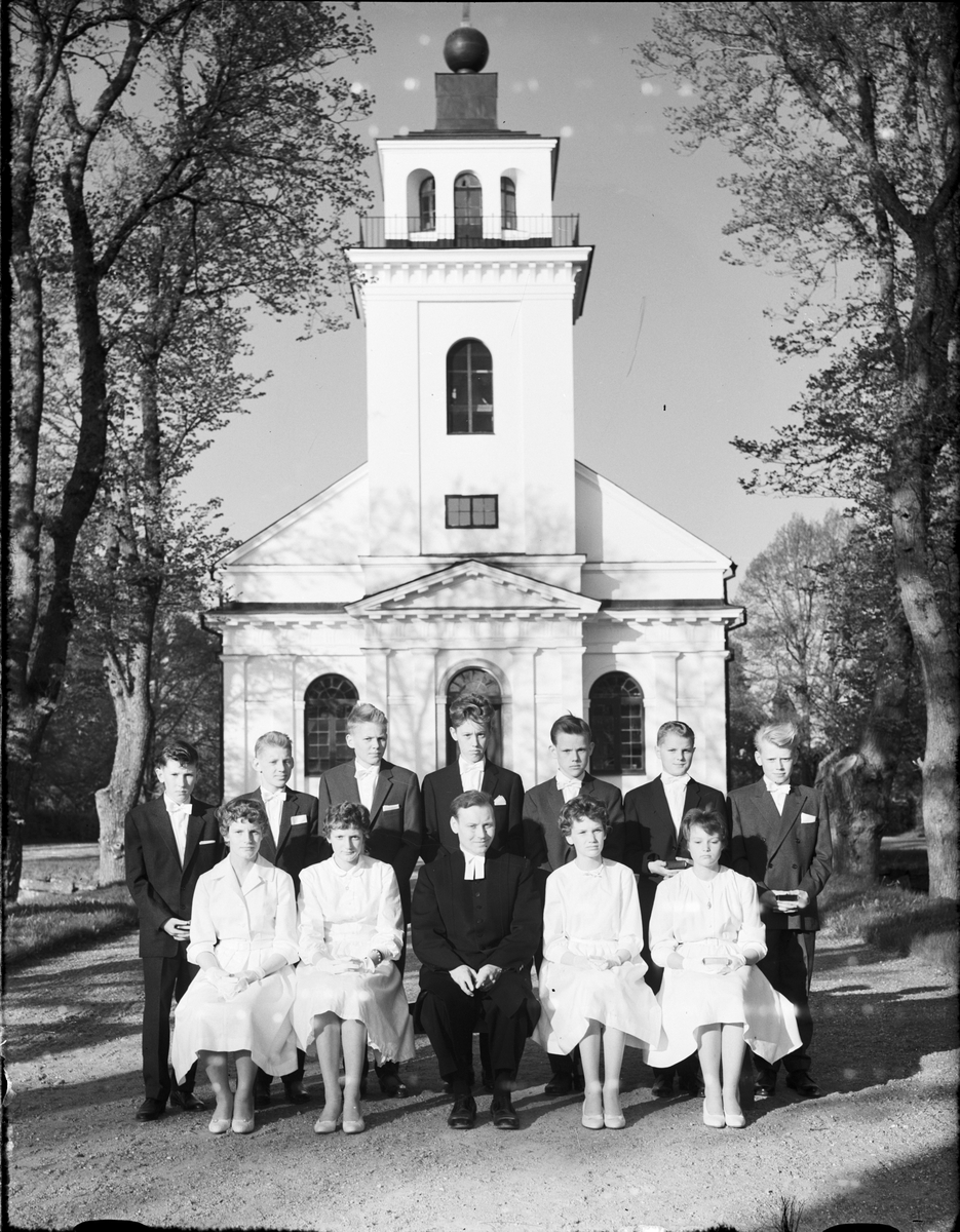Konfirmander, Forsmarks kyrka, Uppland