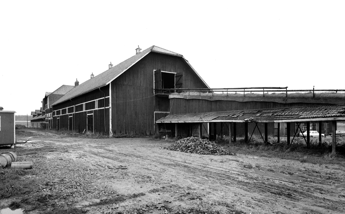 Dokumentation av byggnader som fanns på Ryds herrgård  före rivning, 1967.