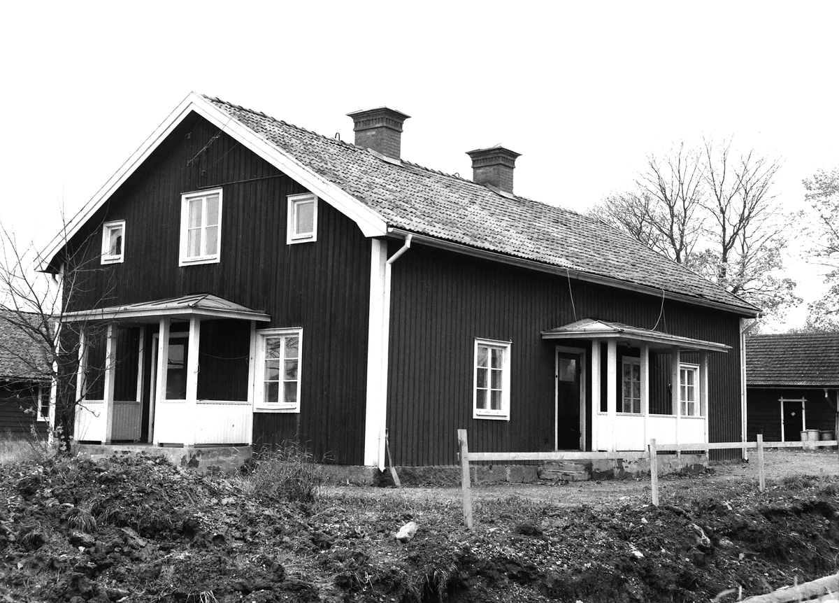 Dokumentation av byggnader som fanns på Ryds herrgård  före rivning, 1967.