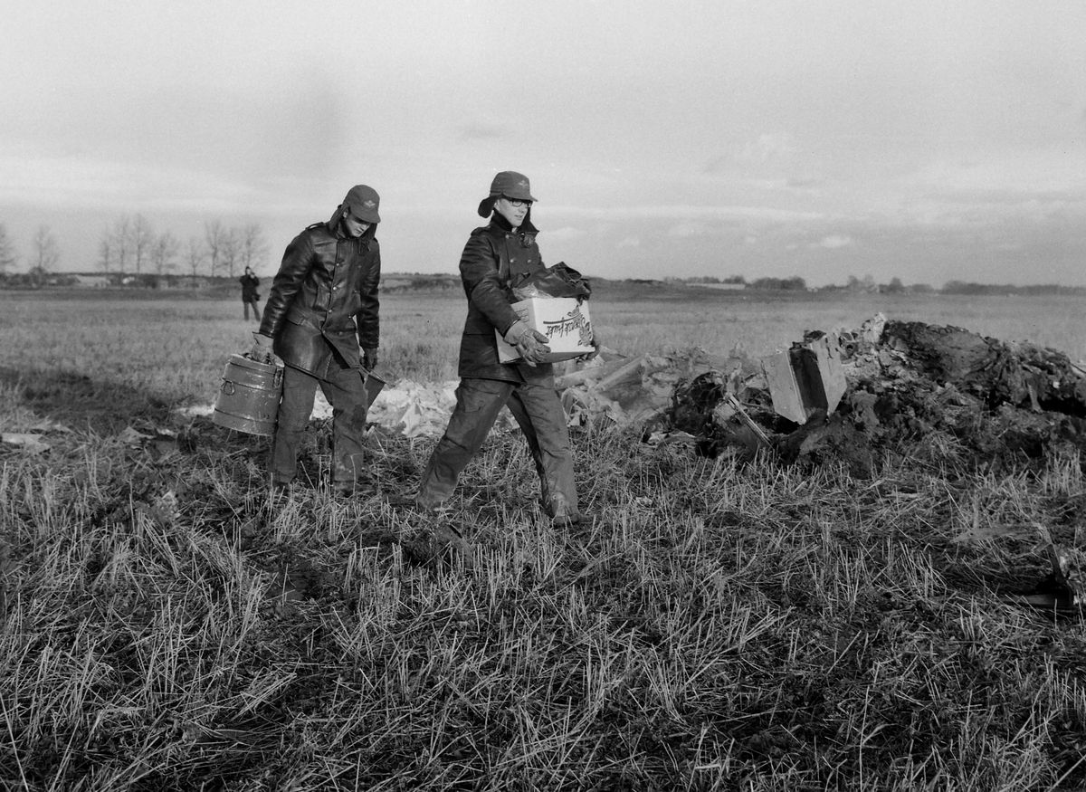 Flygolycka i Malmslätt 1967.