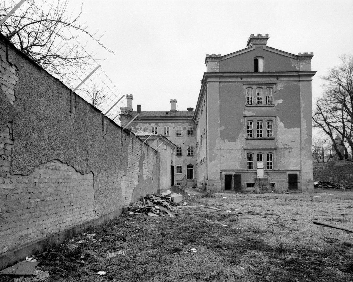 Interiörer och exteriörer från fängelset före rivningen 1969.