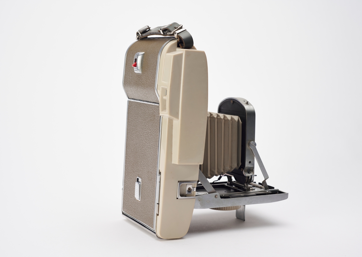 Model 800 er et instant kamera produsert av Polaroid fra 1957 til 1962. Foldekameraet er utstyrt med målsøker og mulighet for avtagbar blits.
Objektiv: 130 mm F8.8
Film: Type 40