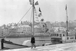 Motiv fra gjensynstreffet for krigsveteraner fra Shetlandsgj