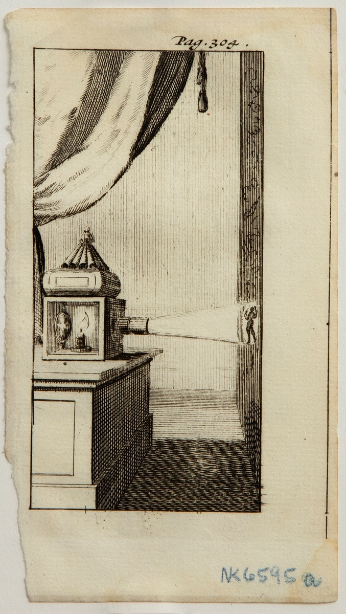Ni illustrasjoner som viser vitenskapelige eksperimenter:

Pag. 255: Illustrasjon med et hygrometer og en bevinget figur. 

Pag. 256: Illustrasjon med vekt som henger i luften over et bord. Øverst er denpyntet med en sløyfe. I den ene skålen ser det ut til å være en stein, og i den andre skålen gress.

Pag 258: Illustrasjon med mann med stokk stående foran en balustrade med drapperi, samt med et landskap i bakgrunnen. Mannen peker på tallet IX på en disk som henger ned fra taket. Etter IX på disken står tallene: X, XI, XII, I og II.

Pag 262: Illustrasjon med kvikksølvbarometer i ramme på en vegg. Ved siden av er en slags beholder med en pæreformet kuppel, hvor det er en liten figur.

Pag 284: Illustrasjon med mann som henger på et sirkelformet bord uten plate med fire bein. Mellom hvert bein er en fylt beholder. De er festet til en sirkulær stein i bunnen. Over scenen er det et bølgende bånd.

Pag. 294: Illustrasjon med to gjennomsiktige kolber. Den ene er timeglassformet og inneholder vann og vin. Den andre er omvendt pæreformet og inneholder de fire elementene ild, luft, vann og jord. Kolbene står på et slags bord med beskrivende lapper under hver kolbe.

Pag. 300: Illustrasjon med kvinne iført dekorert kjole, smykker og spiss hatt med nedhengende slør. Hun sitter ved et bord og røyker fra en vannpipe med sirkulær kolbe.

Pag. 304: Illustrasjon med en firkantet boks på sokkel under en gardin. Inni boksen er et stearinlys og et speil som sender en lysstråle ut et rør og danner et figurbilde på den mørke veggen ved siden av.

Pag. 306: Illustrasjon med tre stearinlys på sokkel med kryssende lyspunkt gjennom en firkantet anretning i midten på bildet, slik at strålene treffer diagonalt på veggen på andre siden. I bakgrunnen står en byste på toppen av en dør.