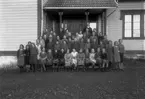 Sälens folkskola, lärarinnan Stina Sethberg med elever. 1930-tal.