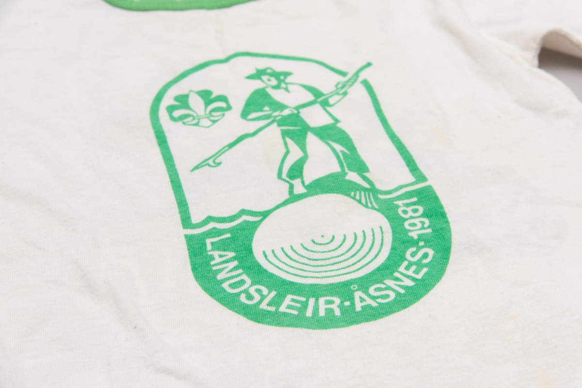 Gave fra Reidun Snertingdal.
Speideruniformer til pike og gutt. Tilhørt, trolig, hennes barn.
I klærne er det sydd inn navnene Mette Snertingdal og Rolf Snertingdal.

Klærne består av, 2 stk skjerf (et blått og et grønt rutete), 1 stk speiderskjorte, 1 speiderlue, 1 stk t-skjorte fra Speiderleir Landstreff på Åsnes i 1991.
