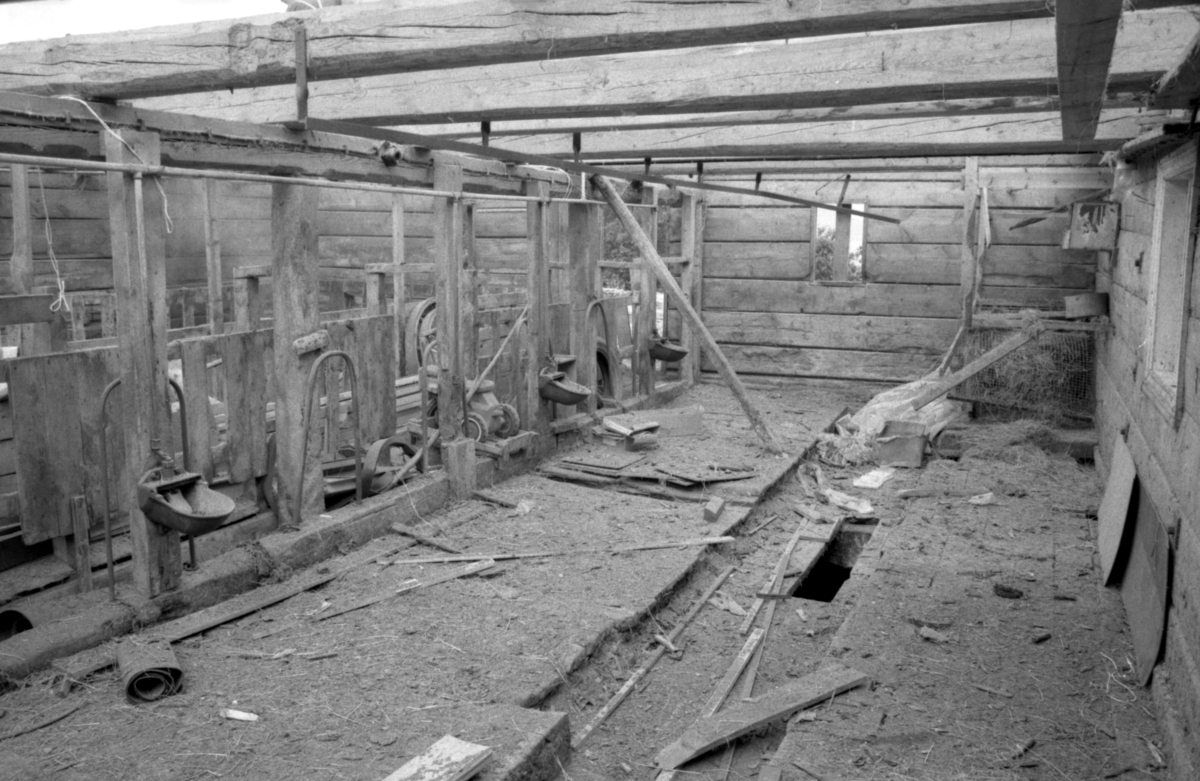 Dokumentasjonsbilder i serie av Opshaugløa i sluttfasen av nedtaking og flytting til Sunnmøre Museum.