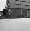 Cykelparkering utanför matsalen