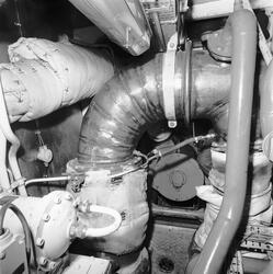 Int av maskinrummet Jägaren