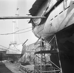 Gladan och Falken i polhemsdockan