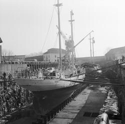 Gladan och Falken i polhemsdockan