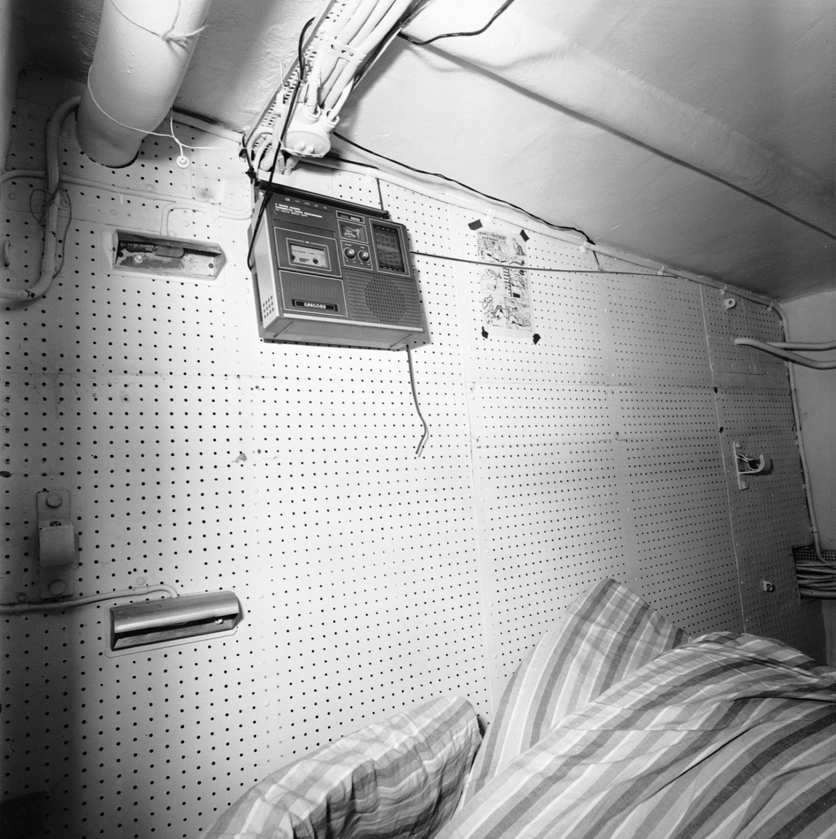 Int av radiohytt och maskinrum mins.Ornö