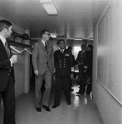 Besök av Columbianske Marinchef.