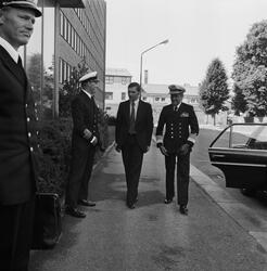 Besök av Columbianske Marinchef.