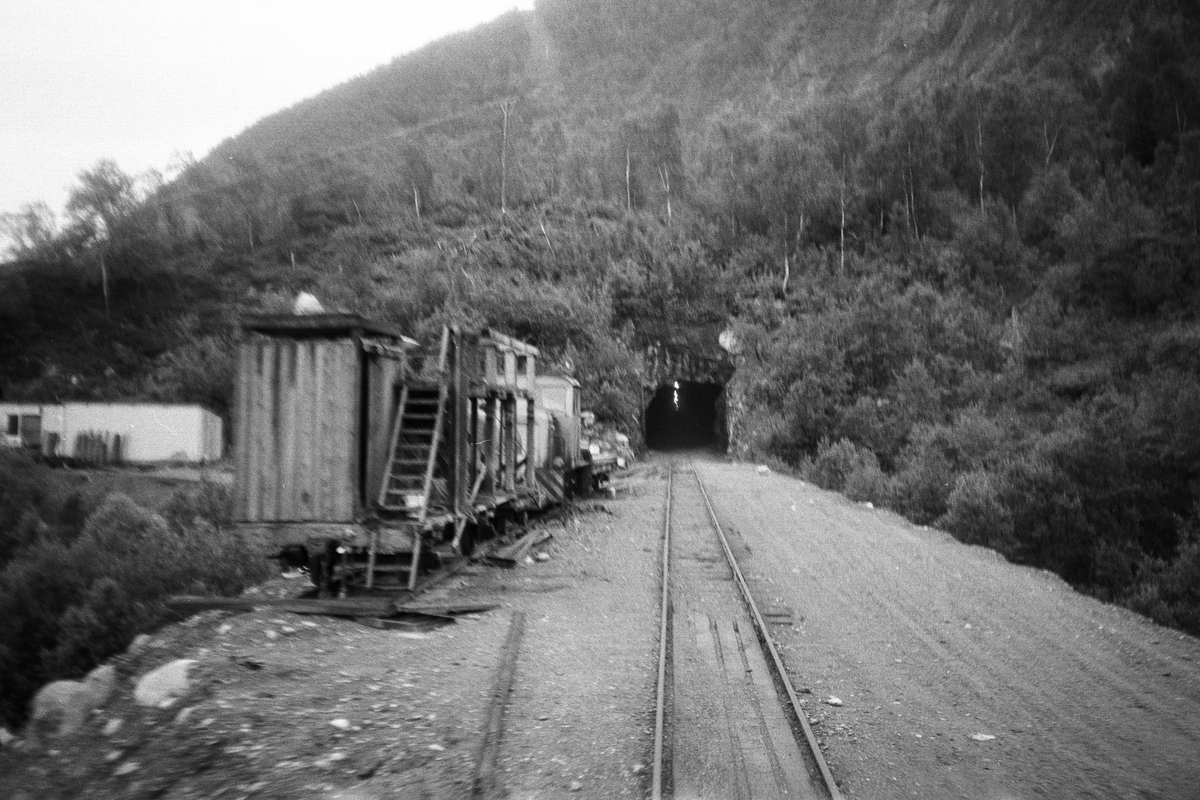 Sulitjelmabanen ved Stokkviknakken tunnel