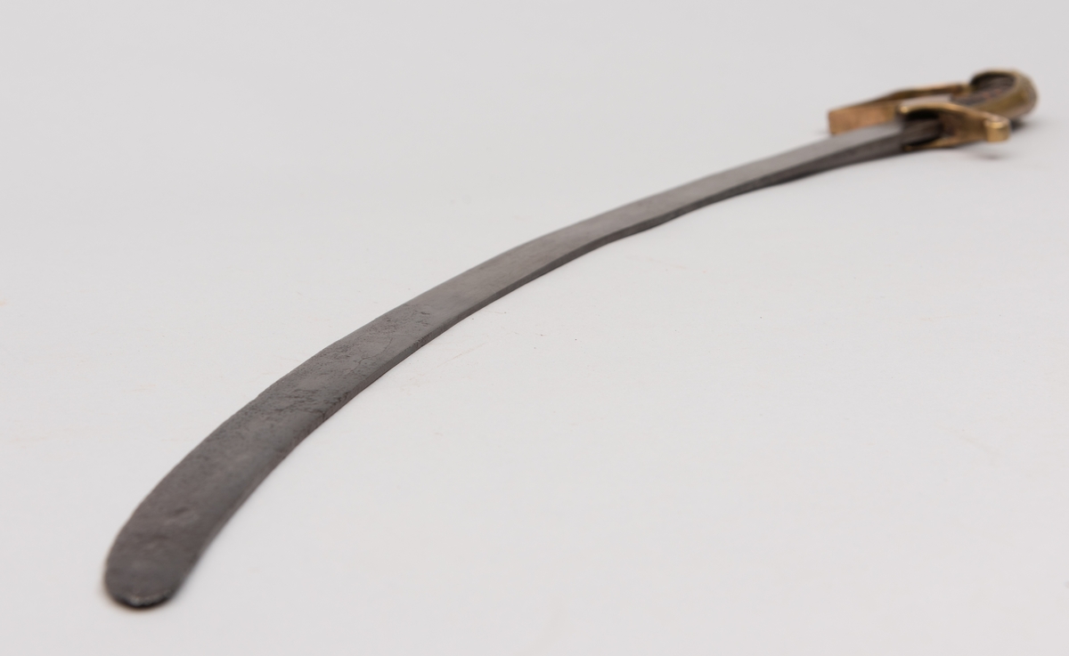 Artilleriunderoffisersabel M/1802 med klingevariant.