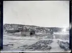 Redskapshus vid järvägsbygge,  Brattåshagen