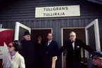 Publik vid båtinvigning