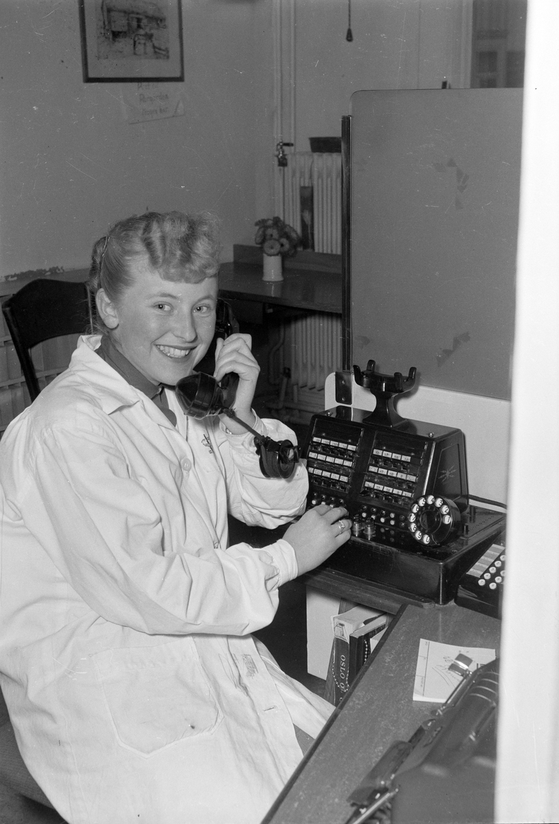 Sentralbordet hos K. Lund