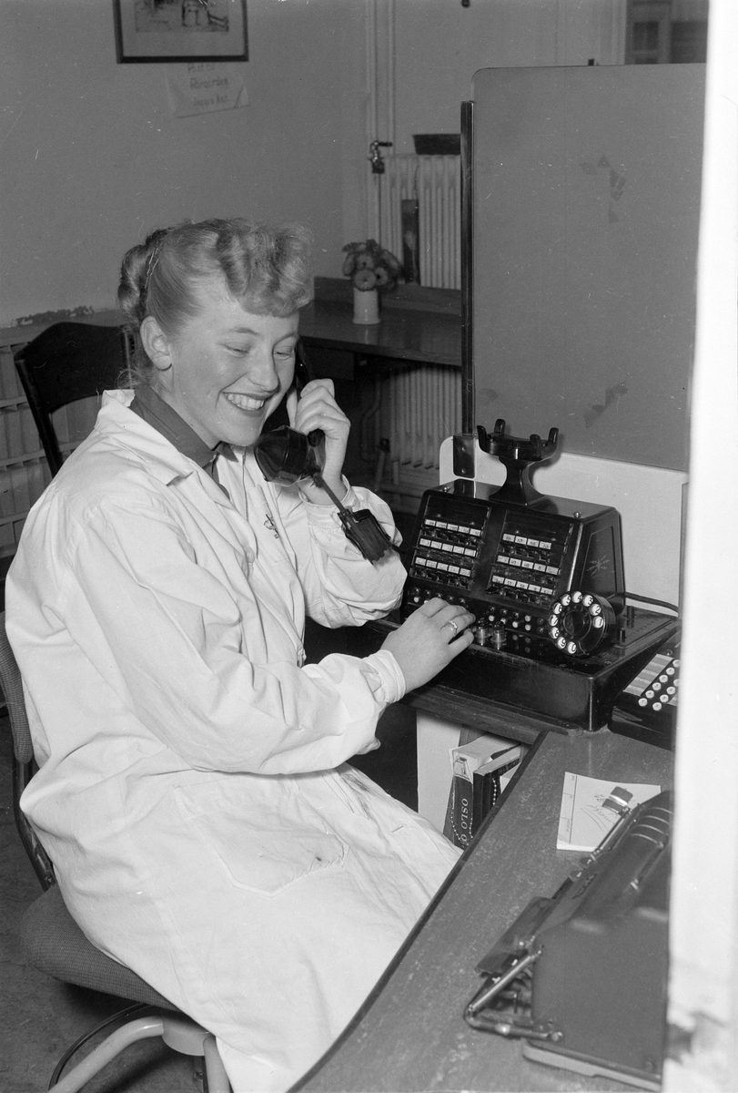 Sentralbordet hos K. Lund