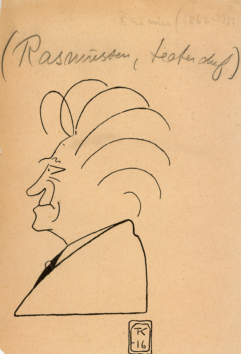 karikatur, mann, brystbilde