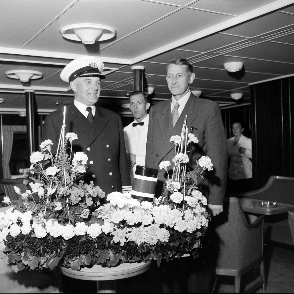 MS Ragnvald Jarls Jomfrutur. Ombord