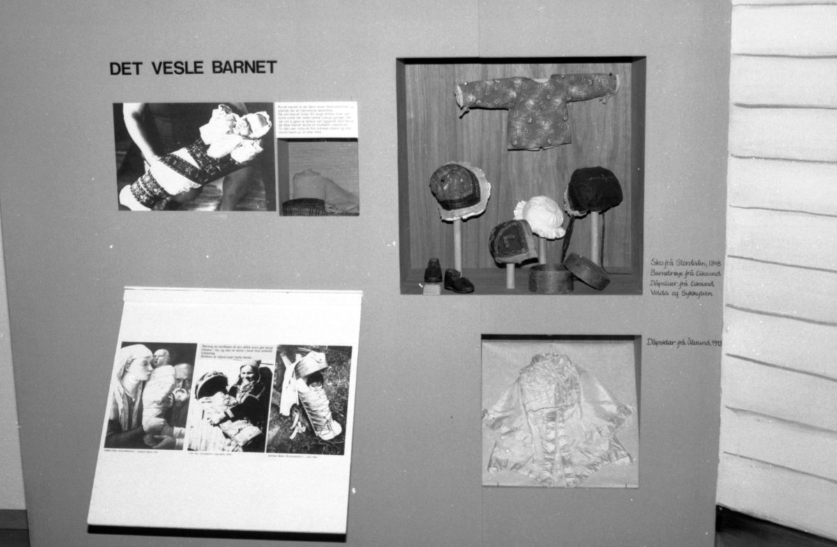 Dokumentasjonsbilder i serie fra barneutstillinga på Sunnmøre Museum i 1989.